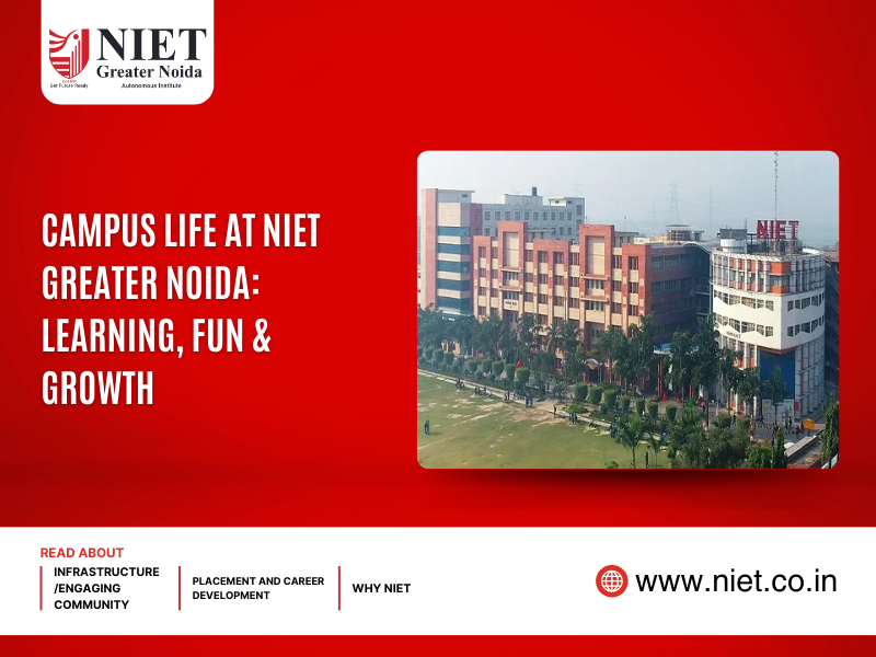 Campus Life at NIET Greater Noida: Learning, Fun & Growth