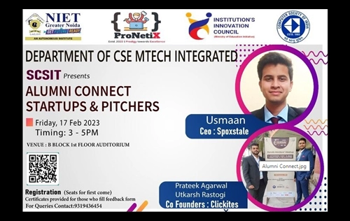 Alumni Connect Startups & Pitchers