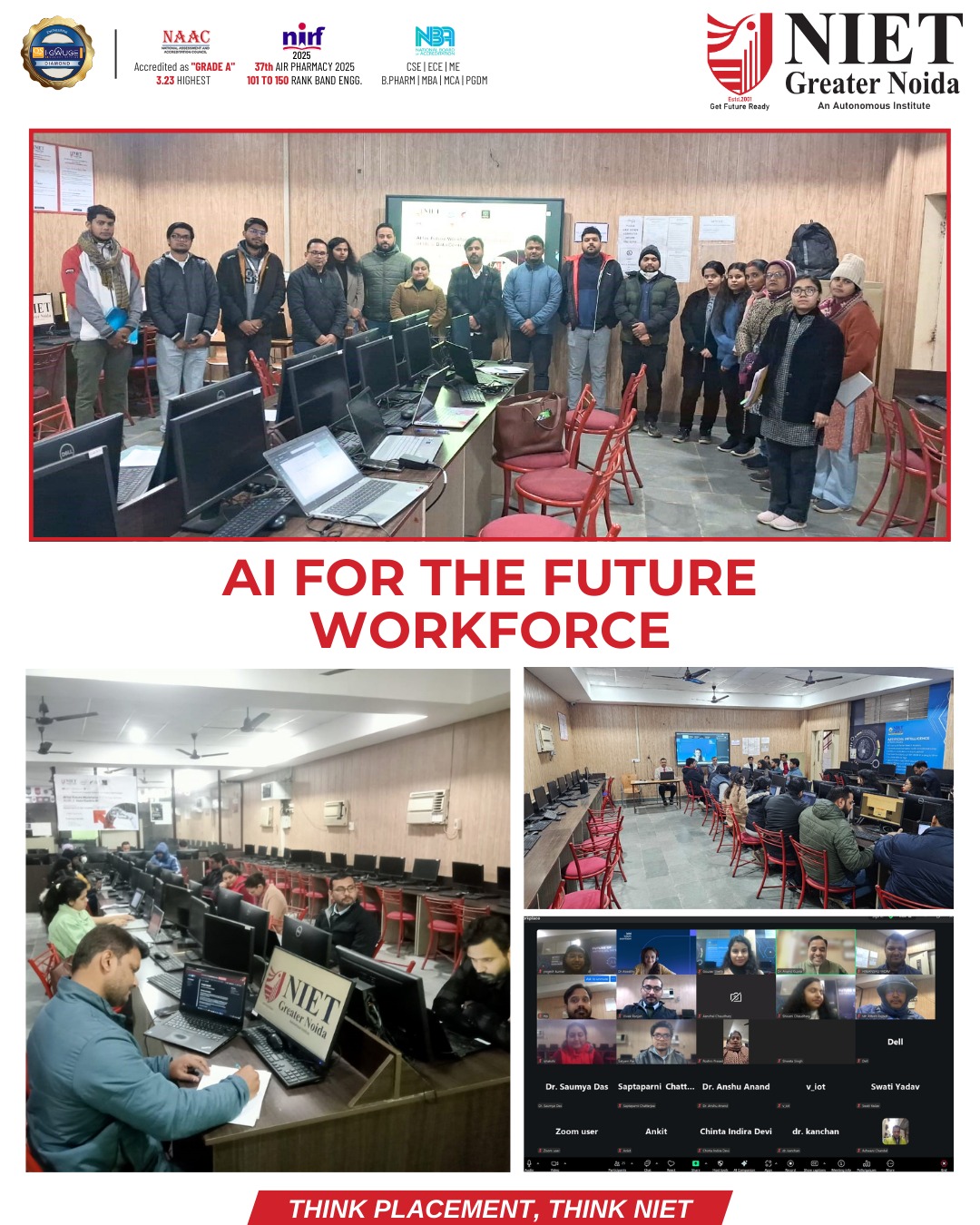 NIET Greater Noida Hosts AI Workshop Under India AI Impact Summit 2026 Pre-Summit Events